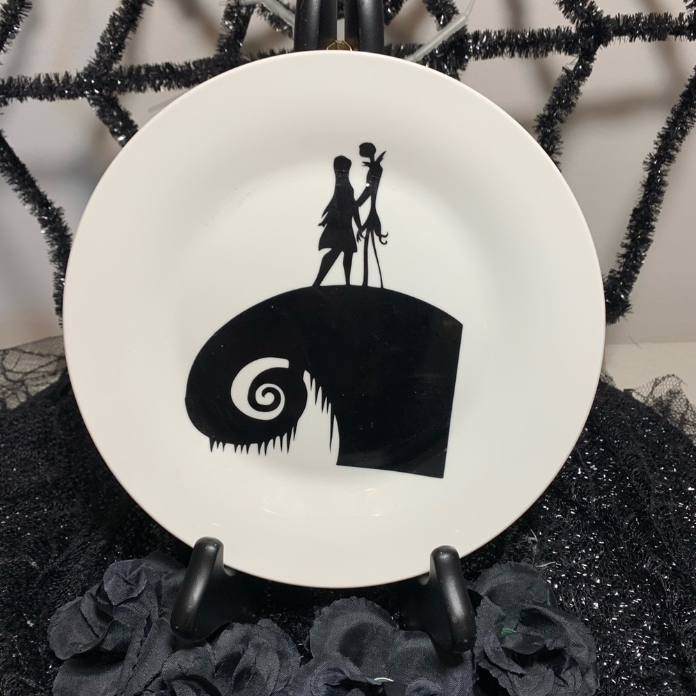 Nightmare before christmas plate decor
